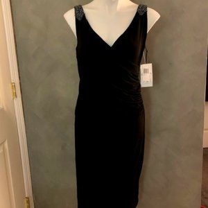 Carmen Marc Valvo Sleeveless Evening Dress